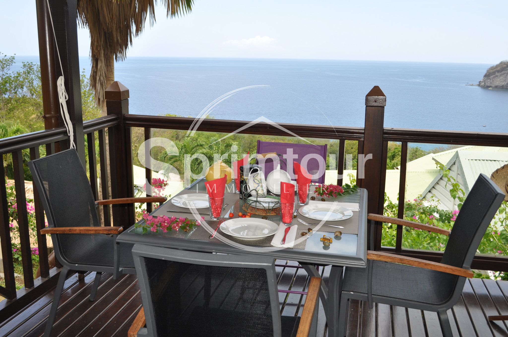 vente DESHAIES MAISON T2 VUE MER